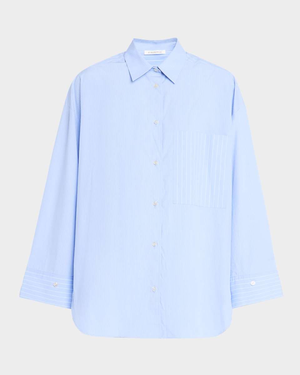 Derris Striped Organic Cotton Shirt